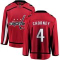 Washington Capitals #4 Taylor Chorney Fanatics Branded Red Home Breakaway NHL Jersey
