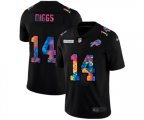 Buffalo Bills #14 Stefon Diggs Multi-Color Black 2020 NFL Crucial Catch Vapor Untouchable Limited Jersey