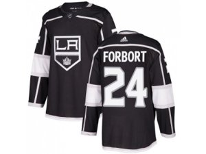 Los Angeles Kings #24 Derek Forbort Black Home Authentic Stitched NHL Jersey