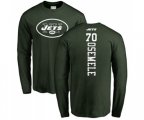 New York Jets #70 Kelechi Osemele Green Backer Long Sleeve T-Shirt