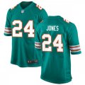 Miami Dolphins #24 Byron Jones Nike Aqua Retro Alternate Vapor Limited Jersey