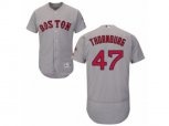 Boston Red Sox #47 Tyler Thornburg Grey Flexbase Authentic Collection MLB Jersey