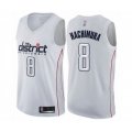 Washington Wizards #8 Rui Hachimura Swingman White Basketball Jersey - City Edition