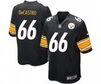 Pittsburgh Steelers #66 David DeCastro Game Black Team Color Football Jersey