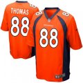 Denver Broncos #88 Demaryius Thomas Game Orange Team Color NFL Jersey