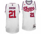 San Antonio Spurs #21 Tim Duncan Swingman White Latin Nights Basketball Jersey
