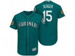 Seattle Mariners #15 Kyle Seager 2017 Spring Training Flex Base Authentic Collection Stitched Baseball Jersey