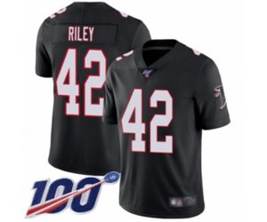 Atlanta Falcons #42 Duke Riley Black Alternate Vapor Untouchable Limited Player 100th Season Football Jersey