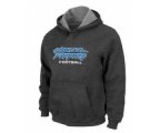 Carolina Panthers Authentic font Pullover Hoodie D.Grey
