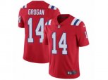 New England Patriots #14 Steve Grogan Vapor Untouchable Limited Red Alternate NFL Jersey