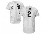 Chicago White Sox #2 Nellie Fox White Black Flexbase Authentic Collection MLB Jersey