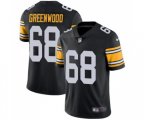 Pittsburgh Steelers #68 L.C. Greenwood Black Alternate Vapor Untouchable Limited Player Football Jersey