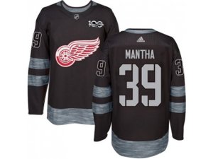Detroit Red Wings #39 Anthony Mantha Black 1917-2017 100th Anniversary Stitched NHL Jersey