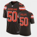 Cleveland Browns #50 Jacob Phillips Stitched Nike Brown Vapor Player Limited Jersey