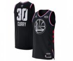 Golden State Warriors #30 Stephen Curry Authentic Black 2019 All-Star Game Basketball Jersey