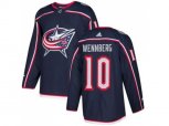 Columbus Blue Jackets #10 Alexander Wennberg Navy Blue Home Authentic Stitched NHL Jersey
