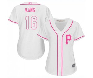 Women\'s Pittsburgh Pirates #16 Jung-ho Kang Authentic White Fashion Cool Base Baseball Jersey