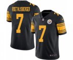 Pittsburgh Steelers #7 Ben Roethlisberger Limited Black Rush Vapor Untouchable Football Jersey
