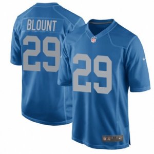 Detroit Lions #29 LeGarrette Blount Game Blue Alternate NFL Jersey