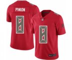 Tampa Bay Buccaneers #8 Bradley Pinion Limited Red Rush Vapor Untouchable Football Jersey