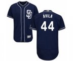 San Diego Padres Pedro Avila Navy Blue Alternate Flex Base Authentic Collection Baseball Player Jersey