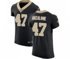 New Orleans Saints #47 Alex Anzalone Black Team Color Vapor Untouchable Elite Player Football Jersey