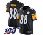 Pittsburgh Steelers #88 Lynn Swann Black Team Color Vapor Untouchable Limited Player 100th Season Football Jersey