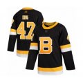 Boston Bruins #47 Torey Krug Authentic Black Alternate Hockey Jersey