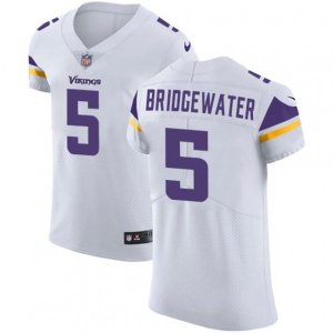Minnesota Vikings #5 Teddy Bridgewater White Vapor Untouchable Elite Player NFL Jersey