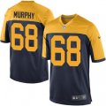 Green Bay Packers #68 Kyle Murphy Game Navy Blue Alternate NFL Jersey