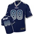 Dallas Cowboys #88 Dez Bryant Elite Navy Blue Drift Fashion NFL Jersey