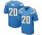 Los Angeles Chargers #20 Desmond King Elite Electric Blue Alternate Football Jersey