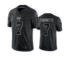 Tampa Bay Buccaneers #7 Leonard Fournette Black Reflective Limited Stitched Jersey