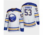 Buffalo Sabres #53 Jeff Skinner 2020-21 Away Authentic Player Stitched Hockey Jersey White