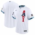 Arizona Diamondbacks Blank Nike White 2021 MLB All-Star Game Replica Jersey