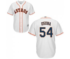 Houston Astros #54 Roberto Osuna Replica White Home Cool Base Baseball Jersey