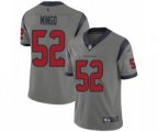 Houston Texans #52 Barkevious Mingo Limited Gray Inverted Legend Football Jersey
