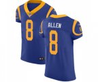 Los Angeles Rams #8 Brandon Allen Royal Blue Alternate Vapor Untouchable Elite Player Football Jersey