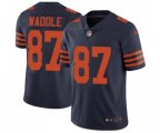 Chicago Bears #87 Tom Waddle Limited Navy Blue Rush Vapor Untouchable Football Jersey