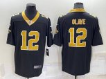 New Orleans Saints #12 Chris Olave Black 2022 Vapor Untouchable Stitched NFL Nike Limited Jersey