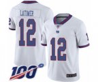 New York Giants #12 Cody Latimer Limited White Rush Vapor Untouchable 100th Season Football Jersey