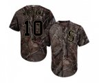 Seattle Mariners #10 Mike Marjama Authentic Camo Realtree Collection Flex Base Baseball Jersey