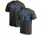 Tennessee Titans #75 Jamil Douglas Ash One Color T-Shirt