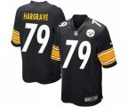 Pittsburgh Steelers #79 Javon Hargrave Game Black Team Color Football Jersey