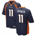 Denver Broncos #11 Diontae Spencer Nike Navy Vapor Untouchable Limited Jersey