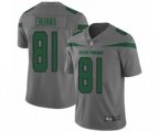 New York Jets #81 Quincy Enunwa Limited Gray Inverted Legend Football Jersey