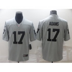 Oakland Raiders #17 Davante Adams Grey Vapor Limited Stitched Jersey