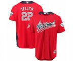 Milwaukee Brewers #22 Christian Yelich Game Red National League 2018 MLB All-Star MLB Jersey