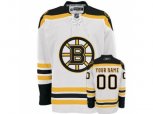 customized boston bruins jersey white road man hockey