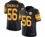 Pittsburgh Steelers #56 Anthony Chickillo Limited Black Rush Vapor Untouchable Football Jersey